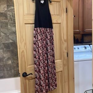 Loft racer back maxi dress